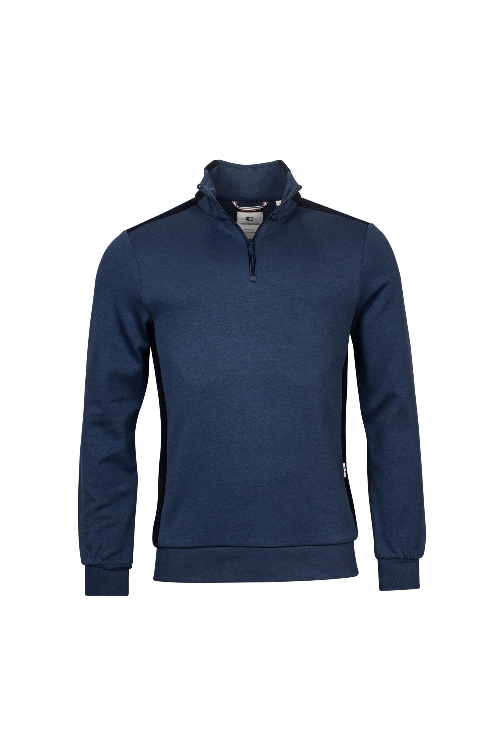 Giordano Half Zip Blue Sweatshirt - Waterers